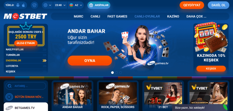Mostbet Casino: Azərbaycanlı oyunçular üçün uyğun olan nüfuzlu bir kazino Mostbet Casino: Azərbaycanlı oyunçular üçün uyğun olan nüfuzlu bir kazino